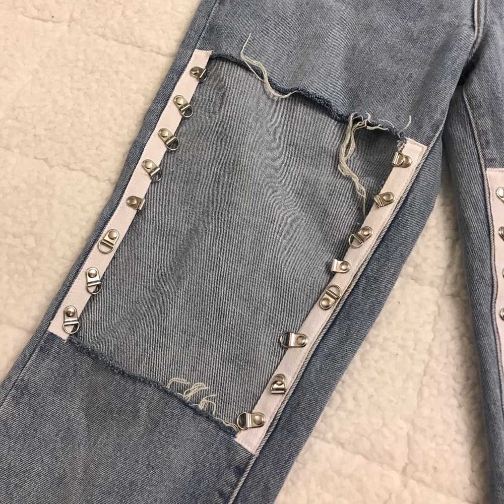LF/Carmar cutout distressed jeans - Picture 6 of 15
